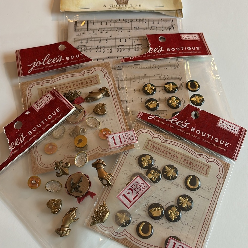 JOLEE’S Boutique Metal Scene NWT JOLEE’S Vintage 1800s vibe ephemera NWT Y2K - Picture 14 of 14